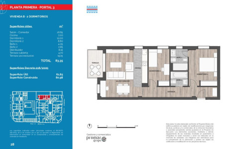 Piso en venta en calle Ordesa esquina con Avenida Ramón y Cajal s/n