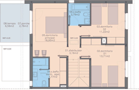 Chalet pareado en venta en calle D-1, 1