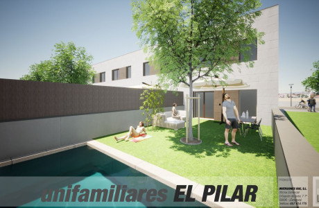 Chalet adosado en venta en calle Pilar, 37