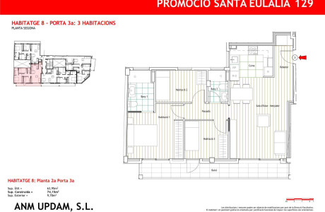 Piso en venta en avenida Santa Eulàlia, 129