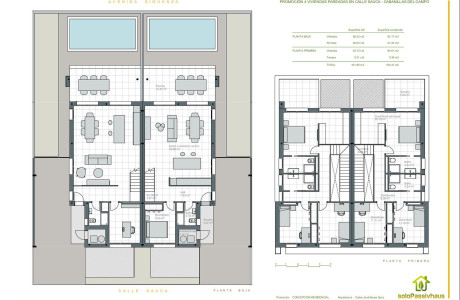 Chalet pareado en venta en calle Sauca s/n