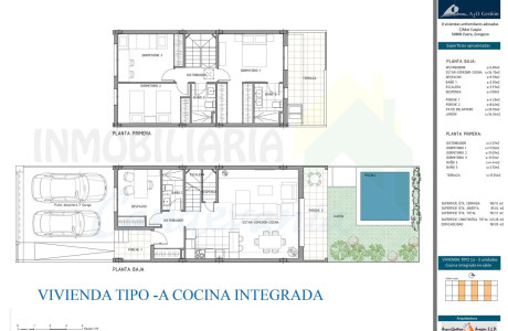 Chalet adosado en venta en calle Mar Caspio, 61