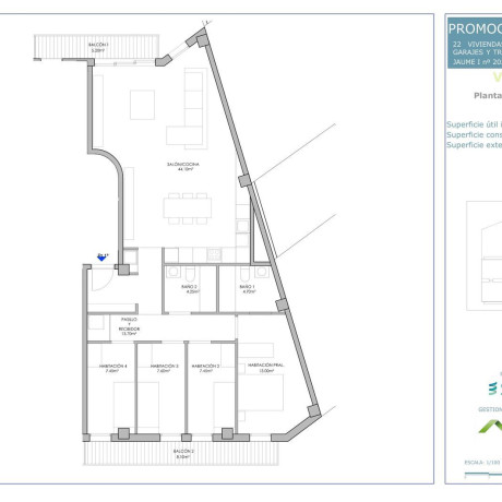 Piso en venta en avenida de Jaime I, 203