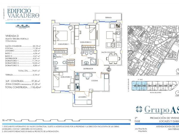 Piso en venta en avenida Ronda del Estero , 6