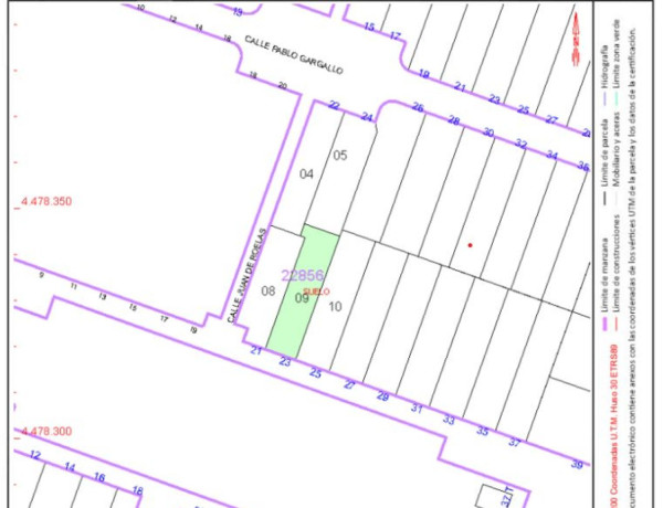 Terreno en venta en paseo de la Fraternidad, 23