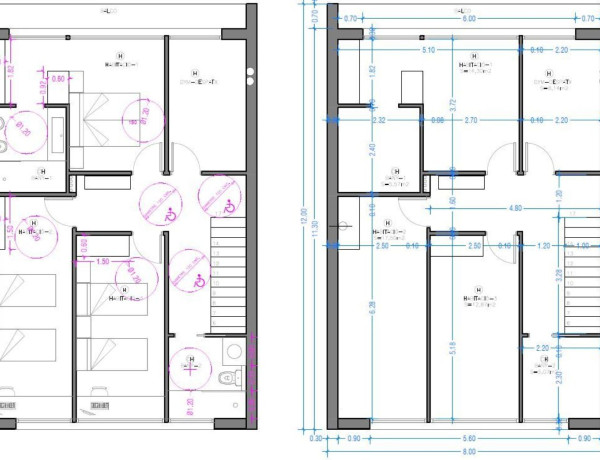 Chalet adosado en venta en calle caldes