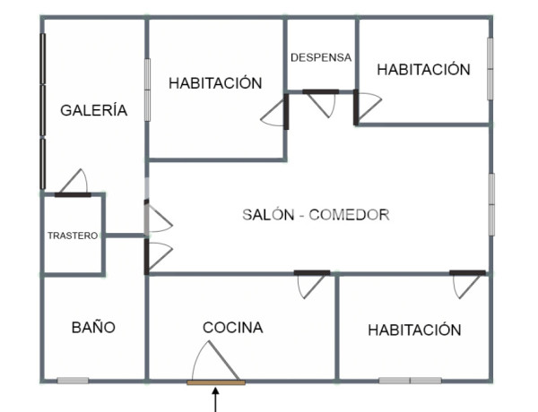 Chalet en venta de 150 m² en  Avenida La Estación (Fuso de la Reina), 33140 Oviedo (Asturias)