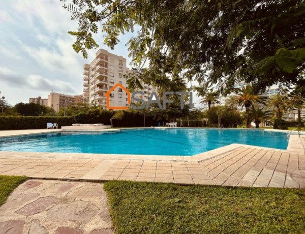 piso en playa de Gandía urbanización con piscina