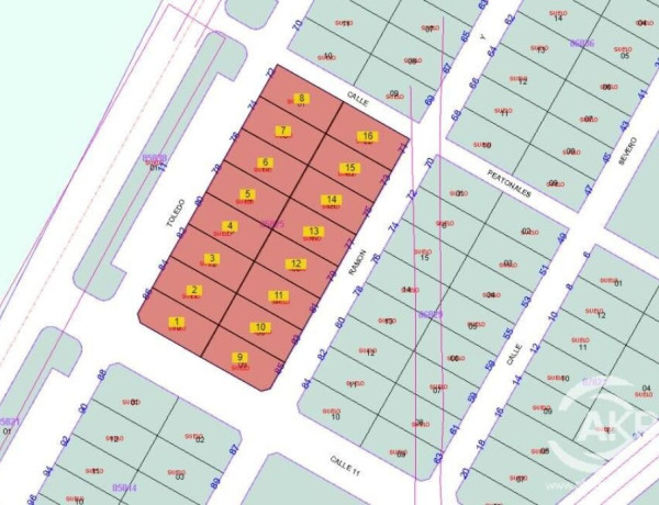 TERRRENOS DE USO RESIDENCIAL EN CABAÑAS DE LA SAGRA