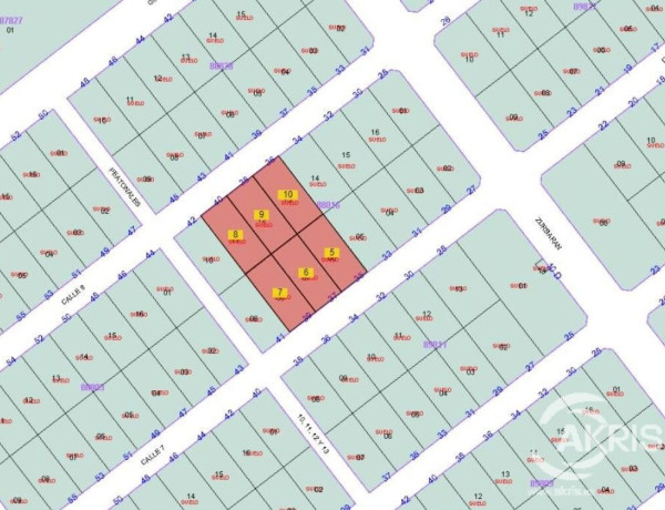 TERRRENOS DE USO RESIDENCIAL EN CABAÑAS DE LA SAGRA