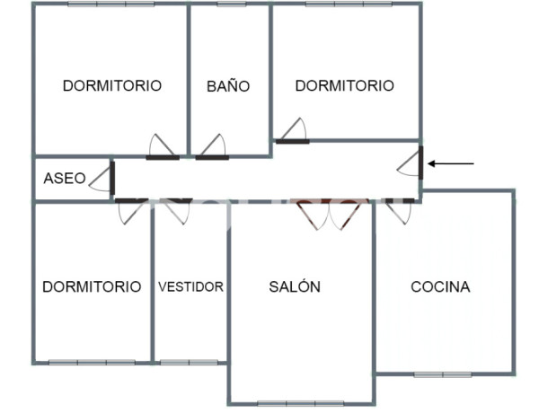 Piso en venta de 98 m² en La Foz de Morcín (Lugar de Abajo), 33161 Morcín (Asturias)