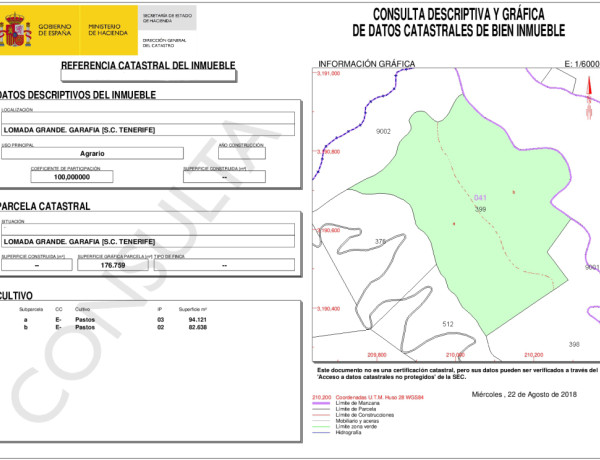 Suelo urbanizable en Venta en Tricias, Las Santa Cruz de Tenerife 