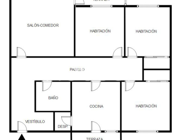 Piso en venta de 88 m² Calle Primera Universidad de España, 34005 Palencia