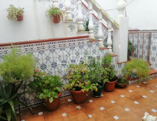 GRAN CASA AMUEBLADA EN PLANTA BAJA CON PATIO, TERRAZA Y GUARDILLA