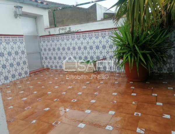 GRAN CASA AMUEBLADA EN PLANTA BAJA CON PATIO, TERRAZA Y GUARDILLA