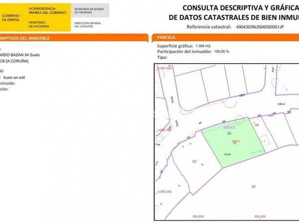 Terreno en avenida Emilia Pardo Bazán