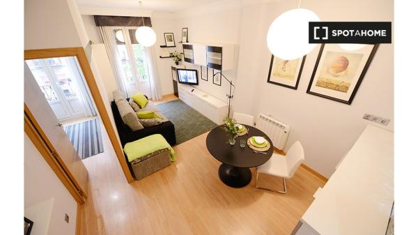 Apartamento de 1 dormitorio en alquiler en Abando, Bilbao