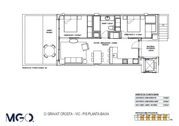 Dúplex en venta en calle Gravat crosta, 1