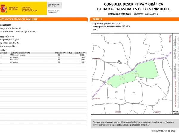 Terreno en Desamparados-Hurchillo-Torremendo